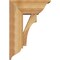 Ekena Millwork Westlake Traditional Rough Sawn Bracket w/ Offset Brace, Western Red Cedar, 8"W x 18"D x 26"H BKT0806X18X26WTL01RWR - alternate 3